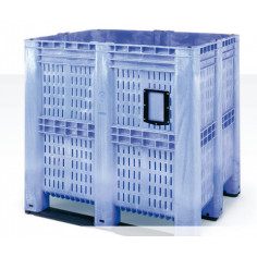 Caisse palette plastique 1300x1150x1250 – Ajourée