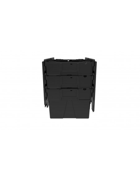 BAC GERBABLE / EMBOITABLE AVEC COUVERCLE 600X400X310 MM