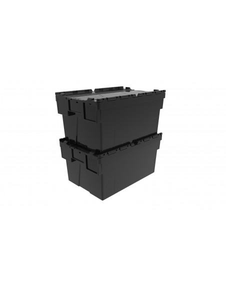BAC GERBABLE / EMBOITABLE AVEC COUVERCLE 600X400X310 MM