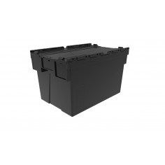 Bac gerbable et emboîtable avec couvercle 600x400x365 mm