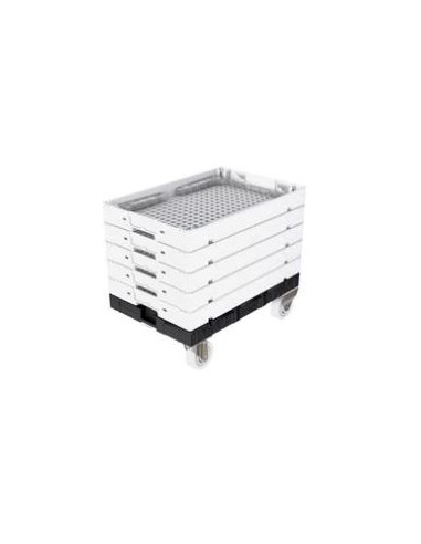 Caisse transparente pliable 600x400 mm - Palettes.fr