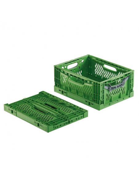 Bac plastique pliable -Fruits/Légumes -400x300x180