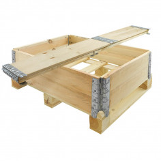 Rehausse Pliante demi palette 60X80 - 2 planches