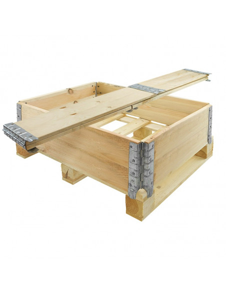 Rehausse Pliante demi palette 60X80 - 2 planches