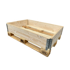 Réhausse palette 1200x800 4 charnières qualité standard